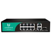 PoE-коммутатор Unibrave UB-SW-8F2G1SFP-120 Base (11/8PoE)