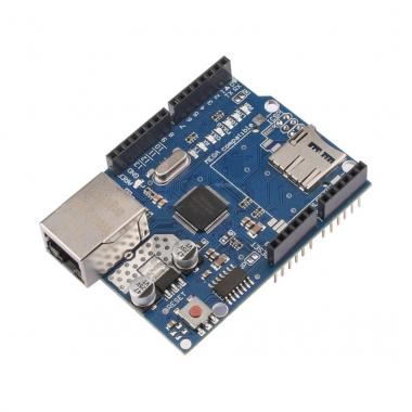 Плата расширения - Ethernet+ MicroSD для Arduino Uno / Mega (чип W5100) купить в Абинске
