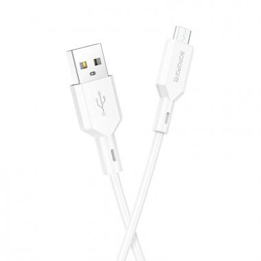 Шнур Borofone BX70 (micro-usb) white купить в Абинске