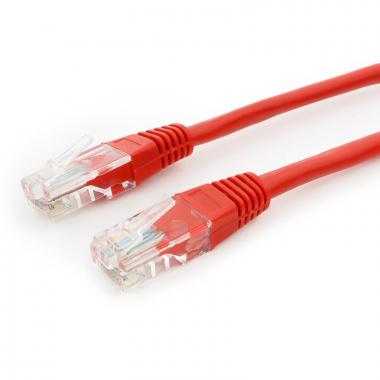 Патч-корд Cablexpert UTP 5e кат.(RJ-45) красный 5 м купить в Абинске