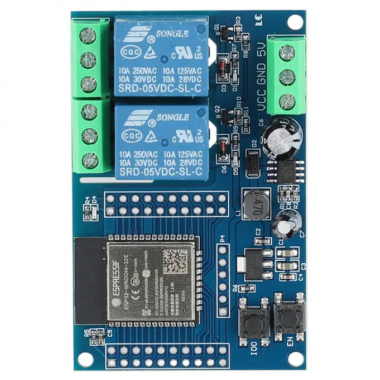 Контроллер СКУД - Контроллер универсальный на МК ESP32 - 2 канала (12В) купить в Абинске