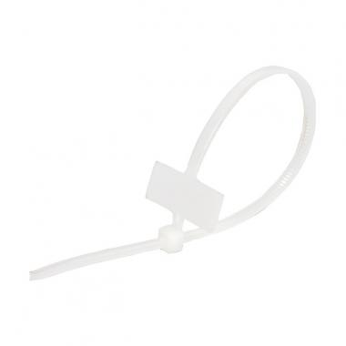 Стяжка кабельная - под маркер 2.5 мм x 100 мм купить в Абинске