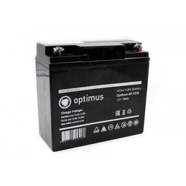 Аккумулятор Optimus AP-1218 (12В 18А/ч) купить в Абинске