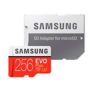 Карта памяти Samsung MicroSDXC UHS-I EVO PLUS 256 ГБ (+ SD adapter) купить в Абинске