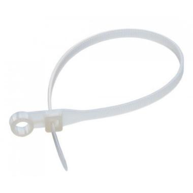 Стяжка кабельная Eletec под винт 2.5 х 100 мм 100шт (белый) купить в Абинске