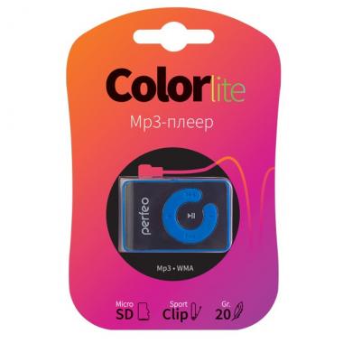 MP3 плеер Perfeo Color-Lite (голубой) купить в Абинске