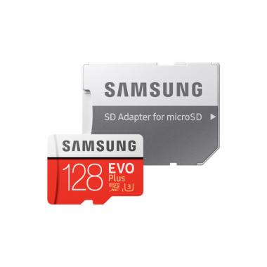 Карта памяти Samsung MicroSDXC UHS-I EVO PLUS 128 ГБ (+ SD adapter) купить в Абинске